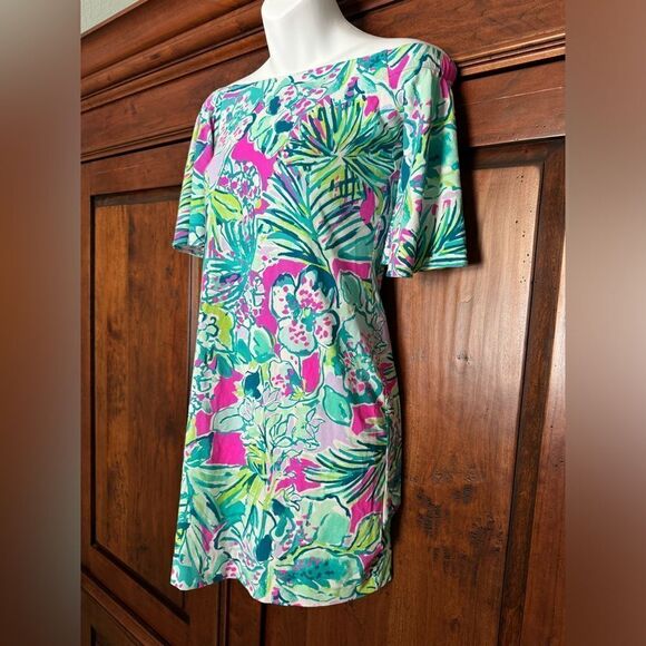 Lilly Pulitzer Off Shoulder Fawcett Dress Size XXS - Picture 2 of 7